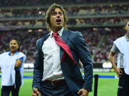 Almeyda está enfocado en el presente, pero dirigiéndose a celebrar el pasado, al menos por hoy. MEXSPORT/ARCHIVO