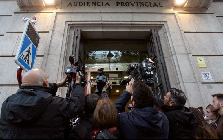 La Audiencia Provincial de Guadalajara, en Madrid, acoge la segunda jornada del juicio con jurado contra Patrick Nogueira. EFE/P. Zamora