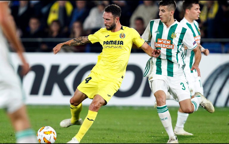 El Villarreal  contó todo el partido con Miguel Layún. AP/A. Saiz