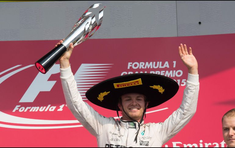 Rosberg, que fue ganador del GP realizado en 2015, dice que desea volver al país en 2019 pero como un aficionado más del automovilismo. MEXSPORT / ARCHIVO