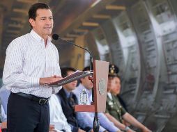 El Presidente se dirigió de manera directa a los integrantes de la Caravana Migrante, y les dijo que México los quiere apoyar y proteger. NTX/PRESIDENCIA