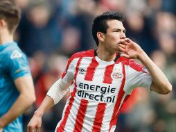 El mexicano Hirving Lozano busca seguir con el buen paso en el futbol de Holanda. EFE