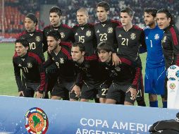 Esta fue el combinado mexicano que participó y fracasó en la Copa América de Argentina 2011. MEXSPORT
