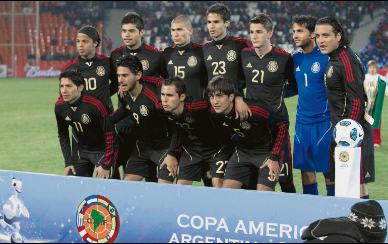 Esta fue el combinado mexicano que participó y fracasó en la Copa América de Argentina 2011. MEXSPORT