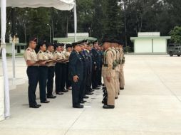 Fueron 24 las personas ascendidas a cabos y otras 24 que se ascendieron como soldados de división. ESPECIAL