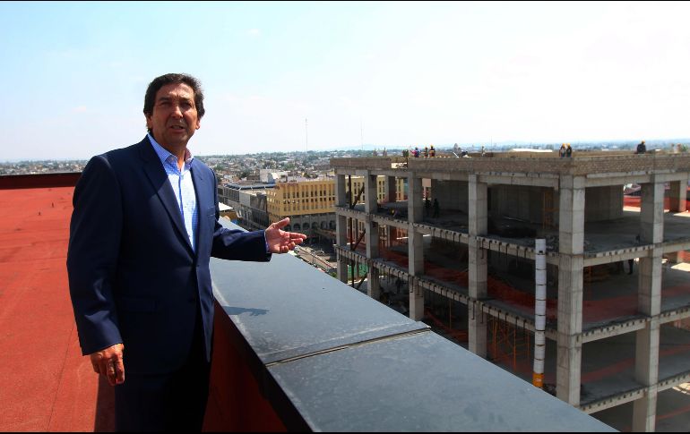 Julio Acevedo asegura que el edificio A entrará en funciones a partir de noviembre. ARCHIVO / EL INFORMADOR