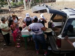 En los refugios se supervisa la calidad de alimentos y bebidas. NOTIMEX