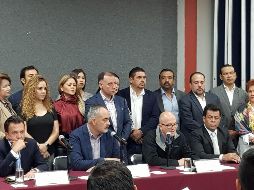 Diputados de MC presentan la iniciativa de ley de Remuneraciones de los Servidores Públicos del Estado y los Municipios. EL INFORMADOR / R. Rivas