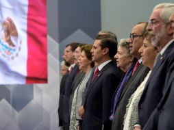 El Presidente Enrique Peña Nieto fijó esta tarde de lunes su postura en torno al anuncio de cancelar la obra del NAICM. ESPECIAL / Presidencia de México