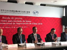 El director general de ProMéxico, Paulo Carreño King, ofrece una conferencia de prensa. NTX/ESPECIAL