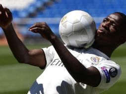 Vinícius llegó este verano al Real Madrid procedente del Flamengo, a cambio de unos 45 millones de euros. AFP/ARCHIVO