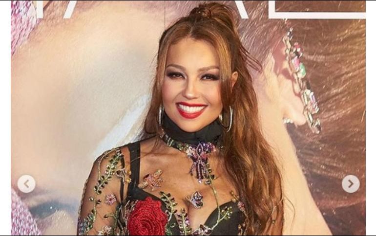 Thalía está promocionando su último disco llamado 