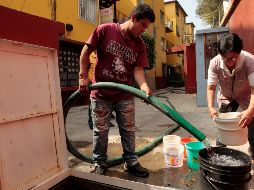 El mantenimiento al Sistema Cutzamala inició en tiempo a partir de las 8:00 horas de este miércoles. EFE/M. Guzmán