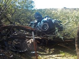 La mujer de 53 años fue rescatada cuando unos trabajadores de caminos notaron que la cerca estaba rota. AP / Arizona Department of Public Safety