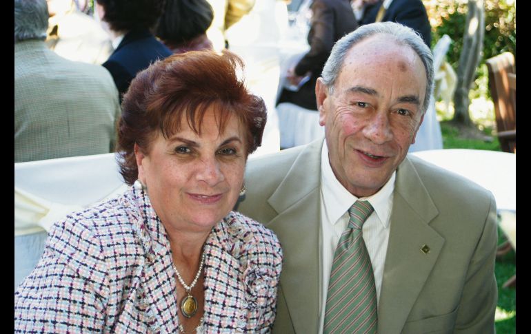 Jaled Alí Modad con su esposa Ana Lola.