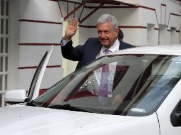 Obrador adelantó que se va a su finca de Palenque a seguir trabajando por el Día de Muertos y aprovechará para visitar a sus finados. SUN/ C. Mejía