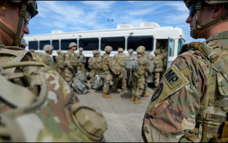 Los militares estarán encargados de operaciones logísticas y de la construcción de carpas para los soldados. EFE / Ejército de EU