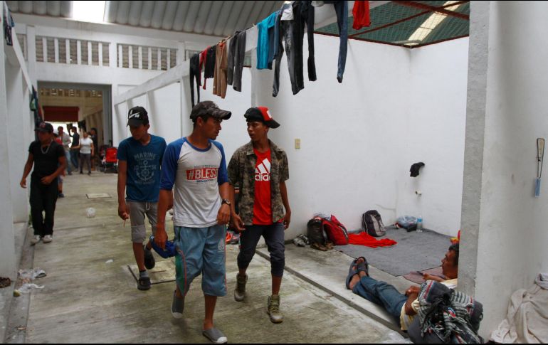 Cerca de cinco mil migrantes llegaron a la entidad y se encuentran instalados en los municipios Sayula, Acayucan, Oluta y Cosamaloapan. NTX / F. Estrada