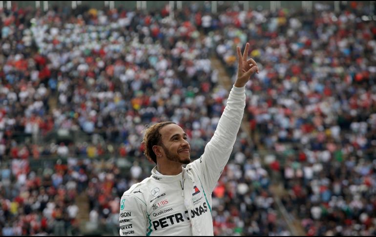 Lewis Hamilton se coronó campeón el pasado domingo en el Autódromo Hermanos Rodríguez. AP/M. Castillo
