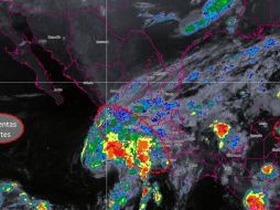 Se prevén tormentas puntuales muy fuertes y rachas de viento de hasta 60 km por hora. TWITTER / @conagua_clima