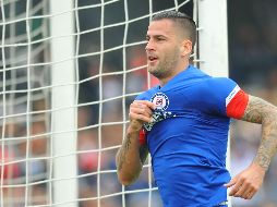 El español Edgar Méndez abrió el marcador al minuto 16. AFP/R. Vázquez