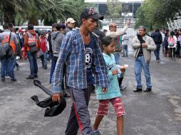 Este domingo por la mañana muchos de ellos se confundieron y comenzaron a dirigirse hacia el Zócalo de la Ciudad de México. NTX / F. García