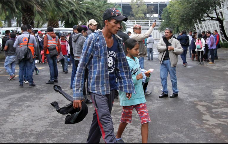 Este domingo por la mañana muchos de ellos se confundieron y comenzaron a dirigirse hacia el Zócalo de la Ciudad de México. NTX / F. García