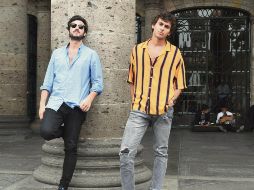 Guillermo Bárcenas y Antón Carreño posan en su visita a la Perla Tapatía. EL INFORMADOR / A. Rodríguez