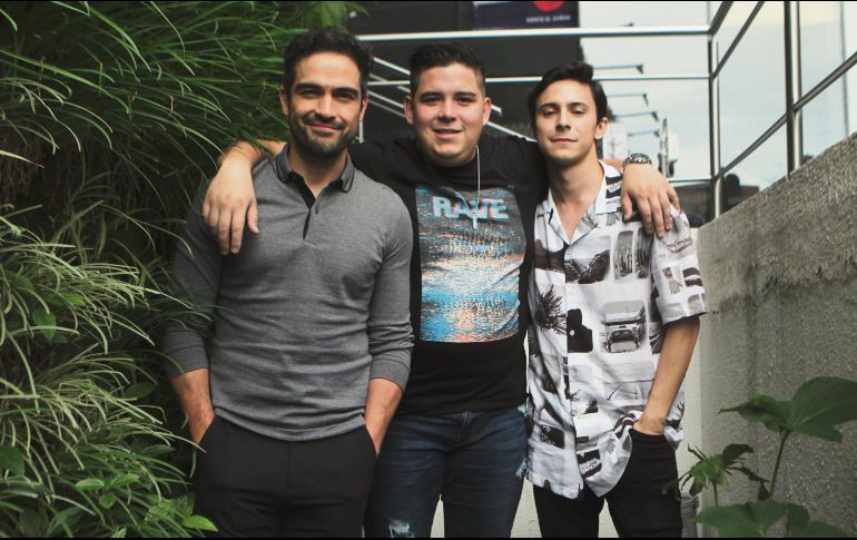 Alfonso, Alejandro y Francisco, unidos como una gran familia. EL INFORMADOR / E. Barrera