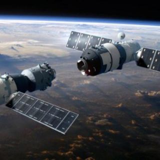 China presenta al mundo réplica de su primera estación espacial