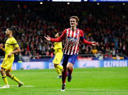 Antoine Griezmann celebra su anotación, al minuto 78 del partido. AP/M. Fernández