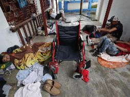 La Secretaría de Gobernación detalló que al concluir los trámites de refugio solicitados fue cerrado el albergue temporal en el Recinto Ferial Mesoamericano en Tapachula. EFE/ ARCHIVO