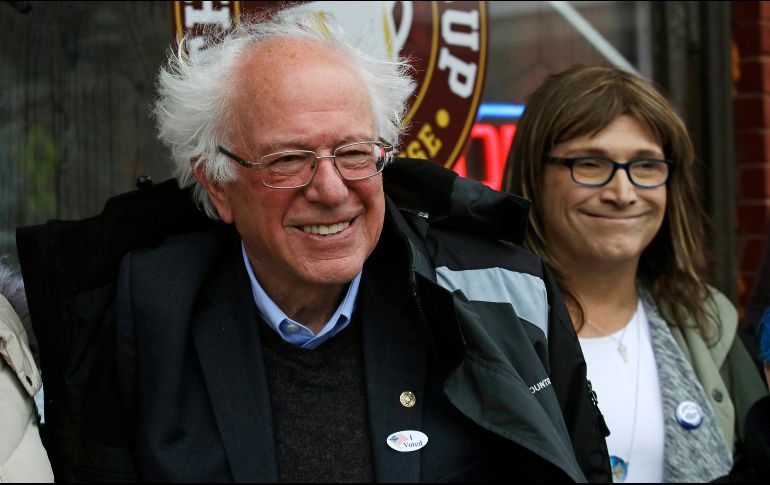 Sanders ganó su tercer periodo en el Senado. AP / C. Krupa