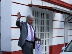 López Obrador dijo indicó que este miércoles estará en sus oficinas y hablará sobre el tema. NTX / F. García