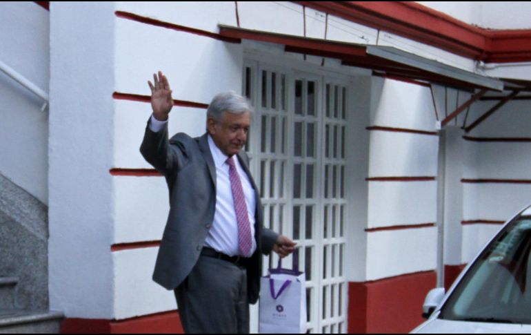 López Obrador dijo indicó que este miércoles estará en sus oficinas y hablará sobre el tema. NTX / F. García