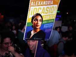 Autodefinida como socialista, Alexandria Ocasio-Cortez representa también la rabia de las mujeres frente a la administración Donald Trump. AFP / R. Loomis