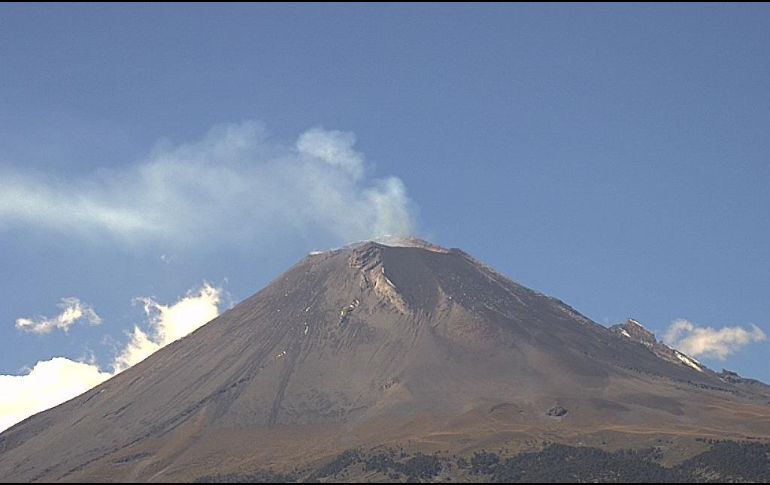 El Semáforo de Alerta Volcánica se mantiene en Amarillo Fase 2. TWITTER/@Popocatepetl_MX