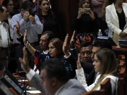 Salvo Morena, todas las fuerzas políticas avalaron la nueva Ley Orgánica del Congreso estatal. EL INFORMADOR/E. Barrera