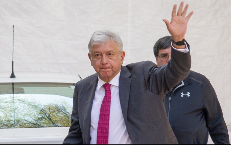 Tras reunirse con su gabinete de seguridad, López Obrador ofreció una conferencia de prensa. NTX / J. Fabián