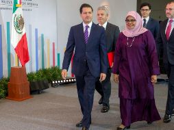 El Presidente Enrique Peña Nieto participó en el Foro de Alcaldes por la Nueva Agenda Urbana, ONU-Hábitat-INFONAVIT. NTX/PRESIDENCIA