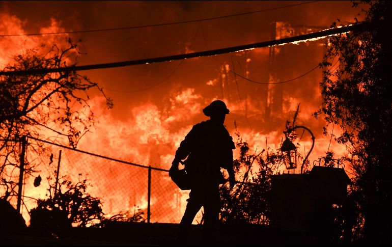 Varias personas dijeron haber visto en llamas gran parte de la comunidad de Paradise. AP/R. Beck