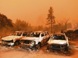 Tres incendios están arrasando simultáneamente a California en lo que ya es uno de los peores desastres naturales de la historia del estado. AFP /