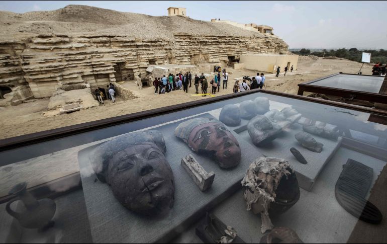 De las estatuas halladas, la mayoría son de gatos, lo que refleja la reverencia que los antiguos egipcios tenían hacia los felinos. AFP/K. Desouki
