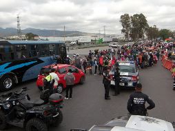 Cada 15 minutos salió una unidad, cada una con cupo de entre 45 y 50 asientos. NTX / A. Monroy