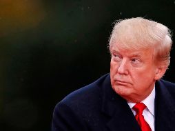 Trump canceló su visita a un cementerio de soldados estadounidenses fallecidos en Francia, lo que le ganó un sinfín de críticas. AFP / C. Hartmann