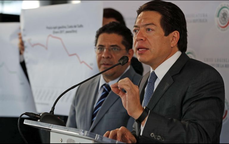Mario Delgado, coordinador parlamentario de Morena, afirmó que se realizarán foros de análisis de temas relevantes. SUN/ARCHIVO