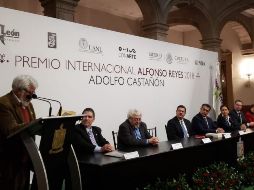 La ceremonia tuvo lugar en el Patio de Honor del Palacio de Gobierno de Monterrey. TWITTER/@AlfonsinaINBA