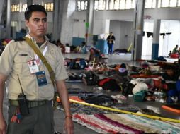 Las autoridades informan que 347 migrantes han recibido atención médica y que solo 10 han pedido informes sobre la solicitud de refugio, aunque ninguna ha iniciado los trámites para ello. ESPECIAL/UEPCB