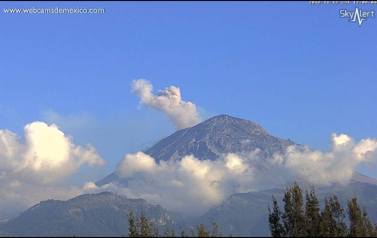 Autoridades recuerdan que el monitoreo del volcán Popocatépetl se realiza de forma continua las 24 horas, por lo que cualquier cambio en la actividad será reportado oportunamente.TWITTER/ @Popocatepetl_MX