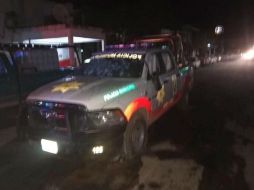 En total, cinco policías resultaron con lesiones tras la balacera. TWITTER/@mcn24H_Mex